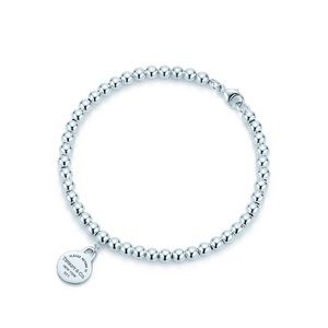 Tiffany Silver Bead Bracelet